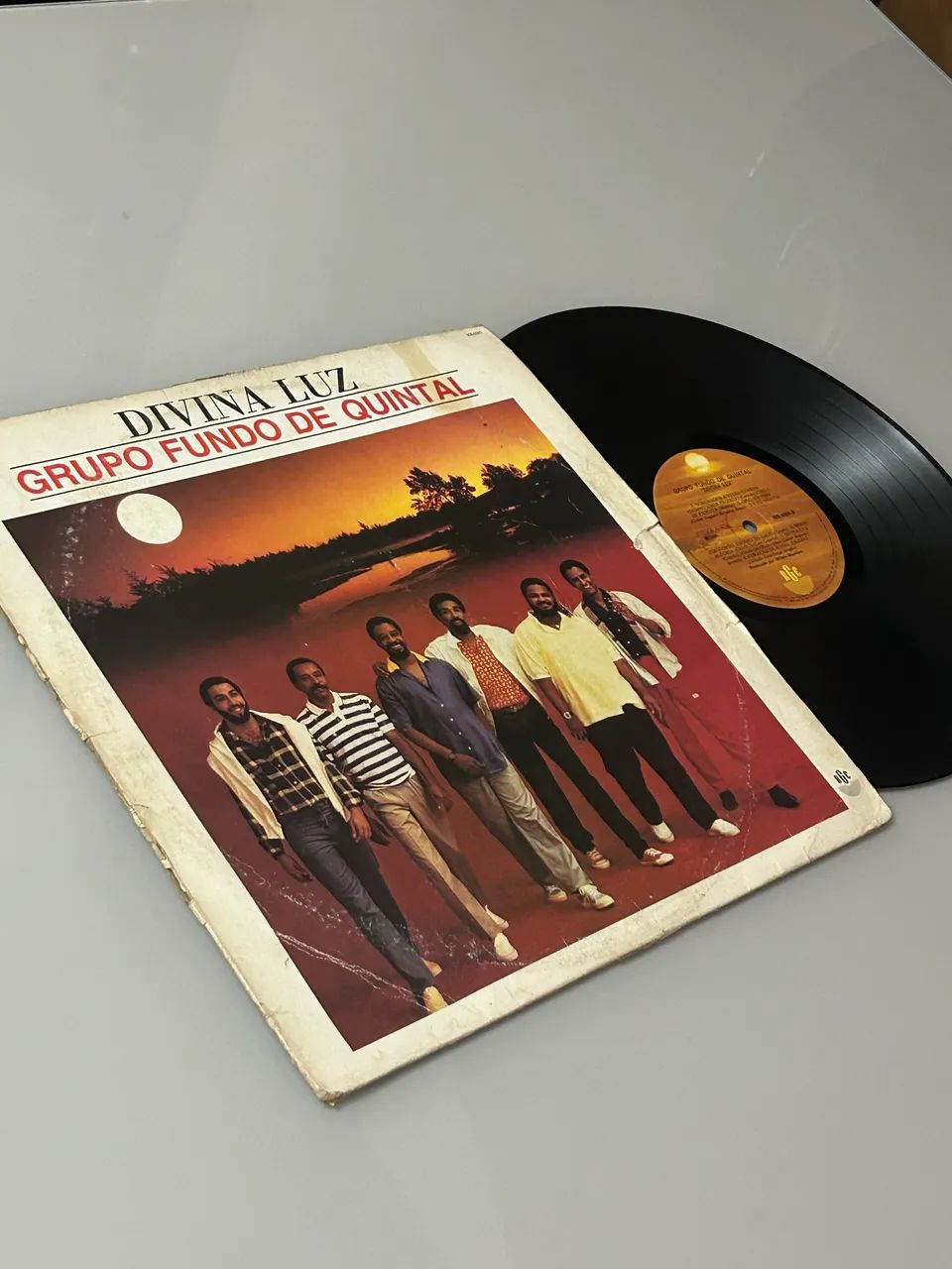 Grupo Fundo de Quintal Disco de Vinil Divina Luz - Foto 4
