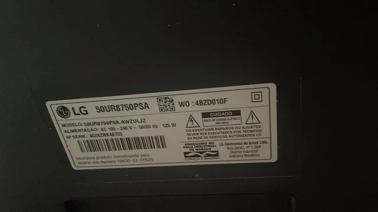 TV 50 Polegadas LG, tela não funciona.  - Foto 2