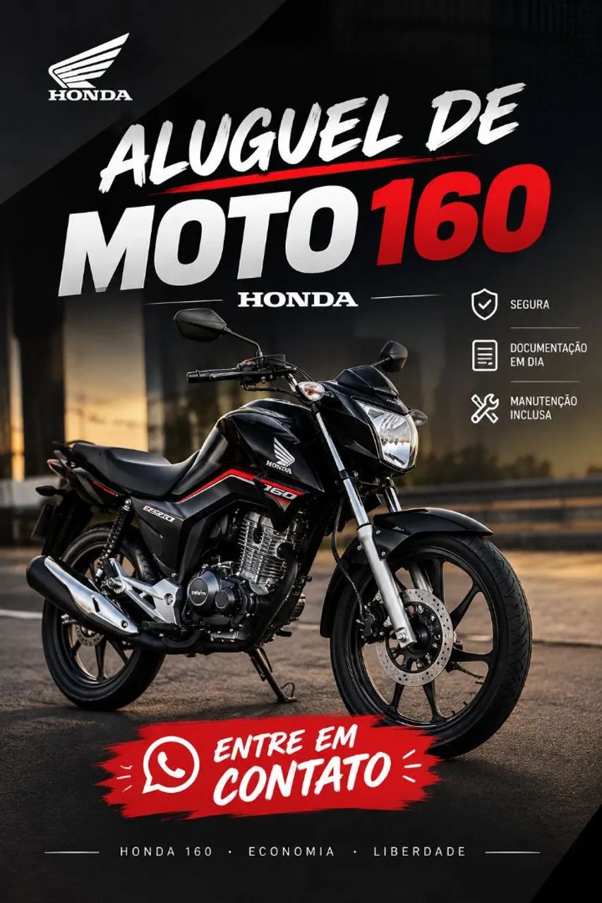 Aluguel de moto 160