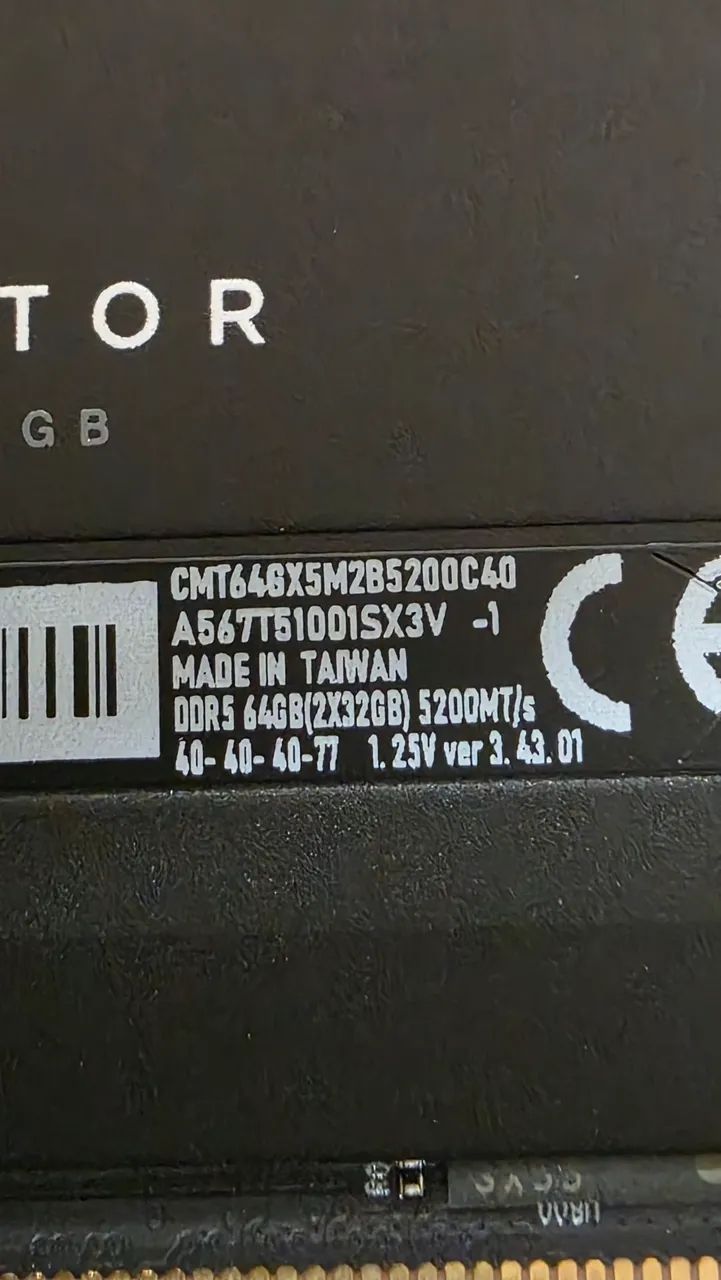 Corsair Dominator Platinum 64GB (2x32gb) DDR5 - Foto 4