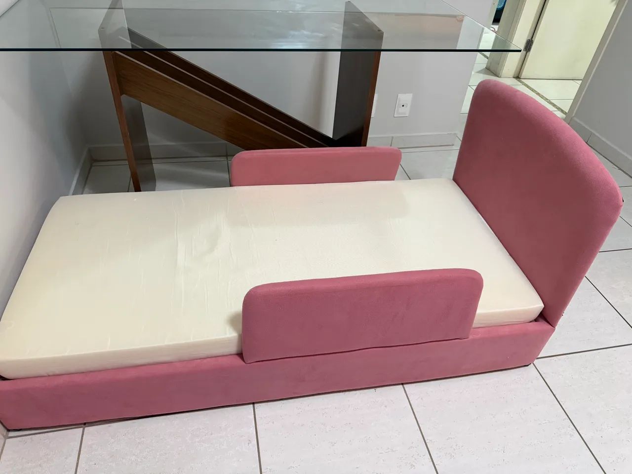 Mini cama rosa - Foto 2