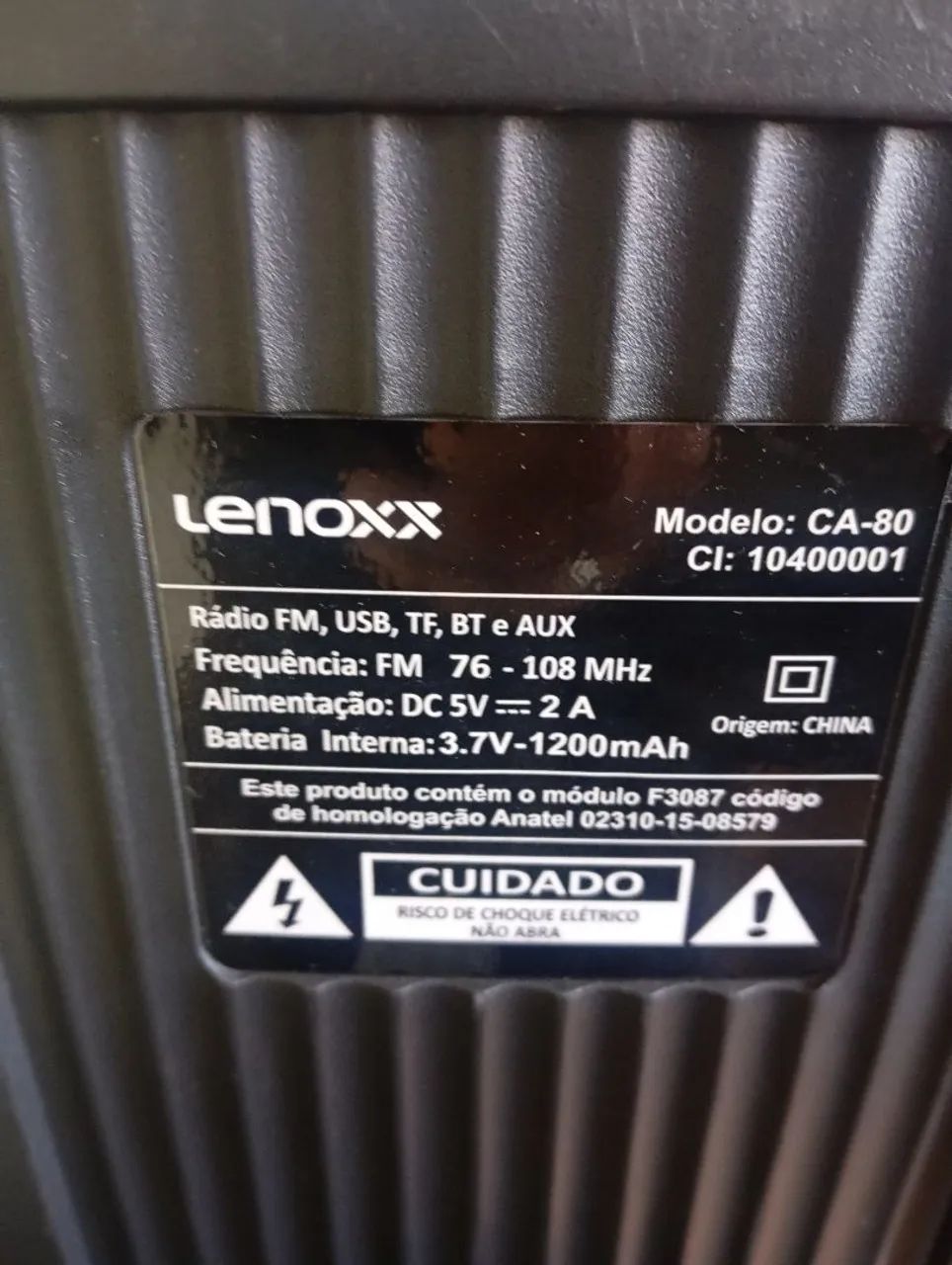Caixa de som original Lenox com controle  - Foto 3