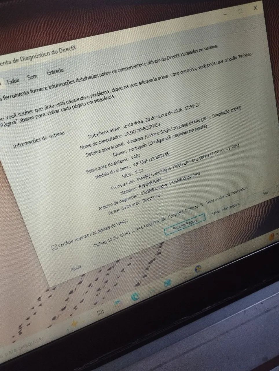 Notebook Vaio i5 7200u - Foto 5