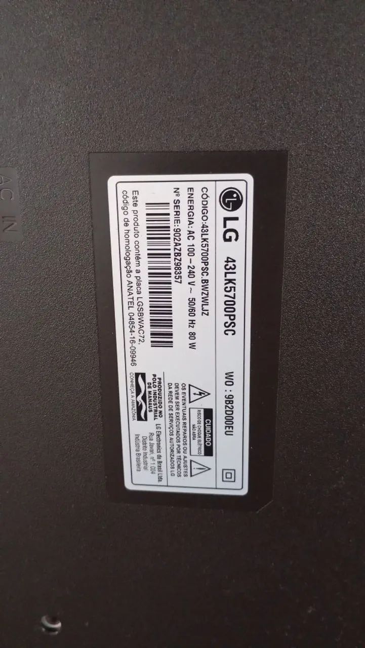 Tv smart LG 43 polegadas 43  - Foto 2
