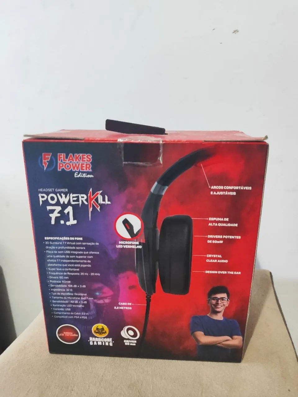 Headset Gamer  Power KILL 7.1  - Foto 4
