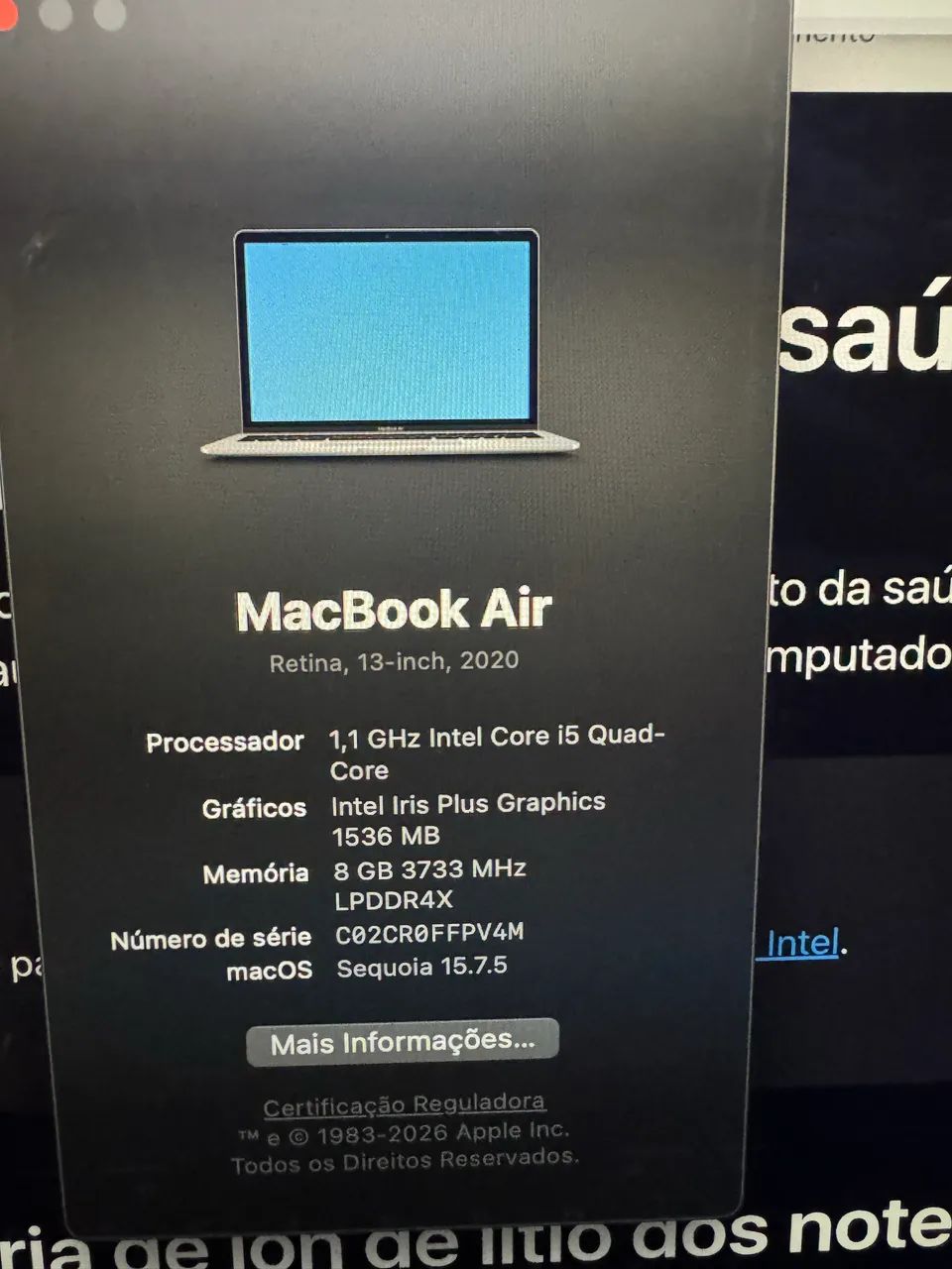 MacBook Air 2020 impecável!!! - Notebooks - Farolândia, Aracaju