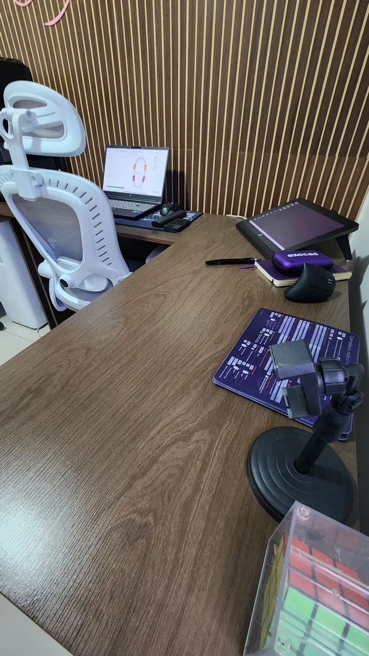 Mesa em "L" para escritório  - Foto 4