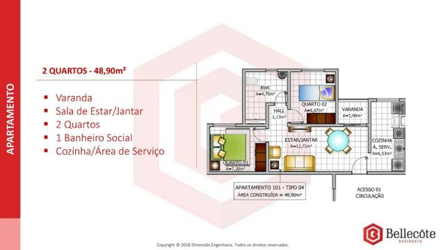 Bellecôte Residence, apartamento com entrada facilitada ao lado do mix mateus maiobão - Foto 12