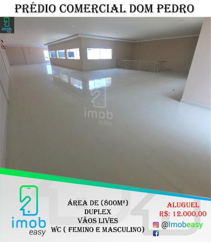 Alugo Prédio Comercial no Dom Pedro duplex com vão livres (fino acabamento)