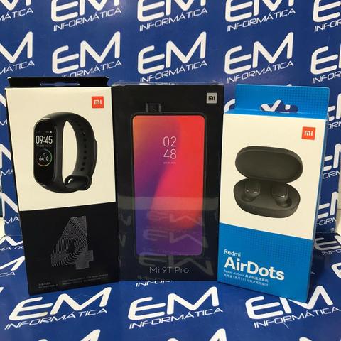 Xiaomi Kit Mi 9T 64Gb + Airdots + Mi band 4 Global - Lacrado! com garantia e nota
