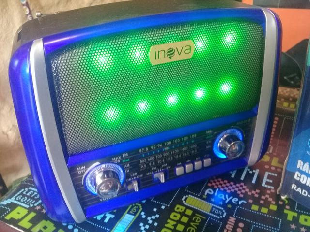 Radio inova am fm leitor pen drive e cartao - Foto 3