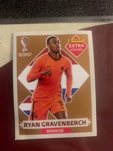 Figurinha extra copa 2022: Ryan Gravenberch