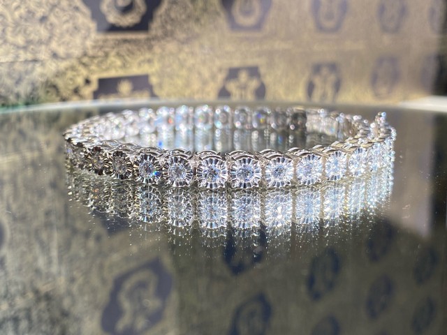 Pulseira Riviera Ilusion 6 Ct de Diamantes - Foto 4