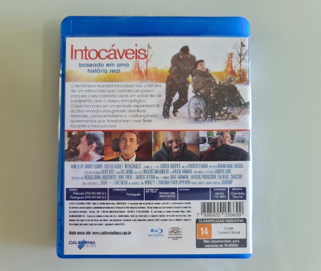 Bluray Intocáveis (intouchables) - Omar Sy e François Cluzet - Ótimo - Foto 2