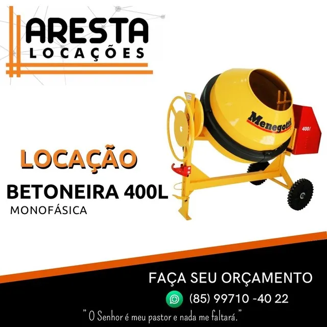 Aluguel de betoneira
