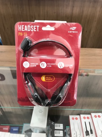 Fone c/ Microfone C3 Tech PH-11BK | Loja Física | Até 12x Sem Juros