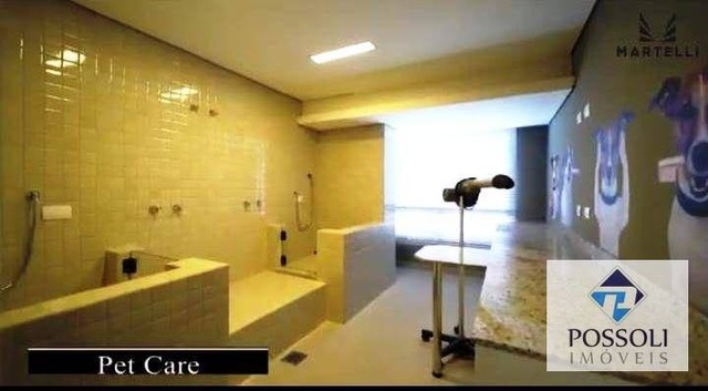 Apartamento com 01 dormitório à venda, 28,00 m² mobiliado R$ 370.000 - Bacacheri - Curitib - Foto 9