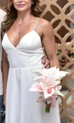 Vestido para casamento civil branco  - Foto 2