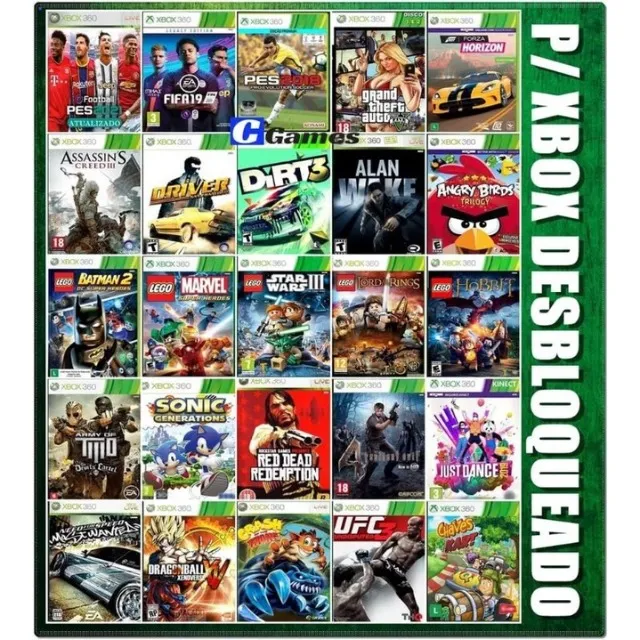 – Compre Jogos Xbox 360 Desbloqueados, RGH ,LT 3.0 , JTAG,  LTU