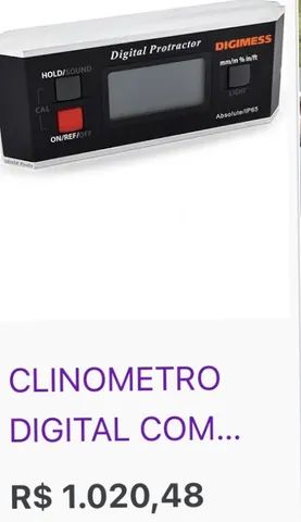 Goniômetro digital - semi novo 