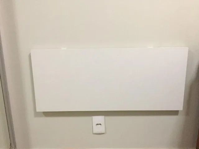 Mesa suspensa em MDF   60X35  pronta entrega cor Branca  - Foto 2