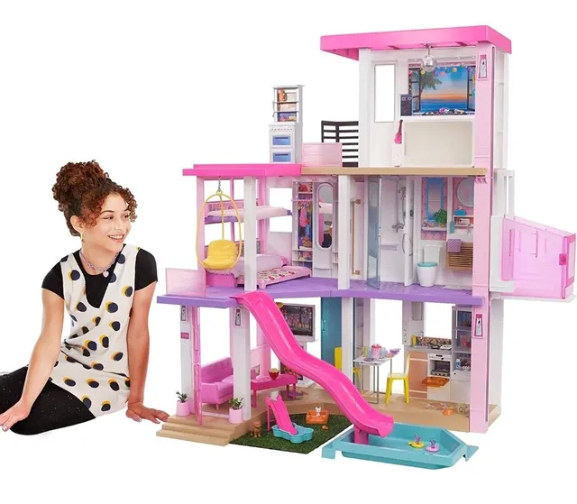 Playset – Barbie – Nova Casa De Férias Malibu – Colorida – Mattel
