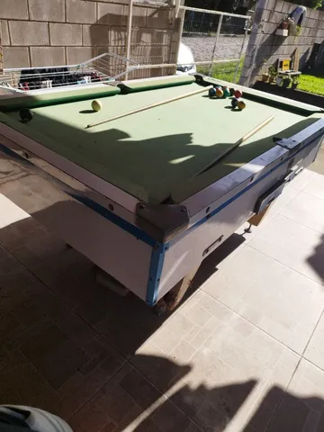 Mesa De Sinuca Bilhar Snooker Cinuca Ficha Pedra Bar