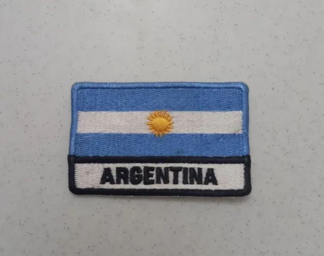 Brevê da Argentina Patch colorido Bandeira bordado Breve - Foto 3
