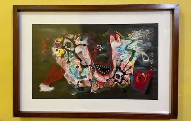 Quadro Obra de Arte Carlus Campos; 