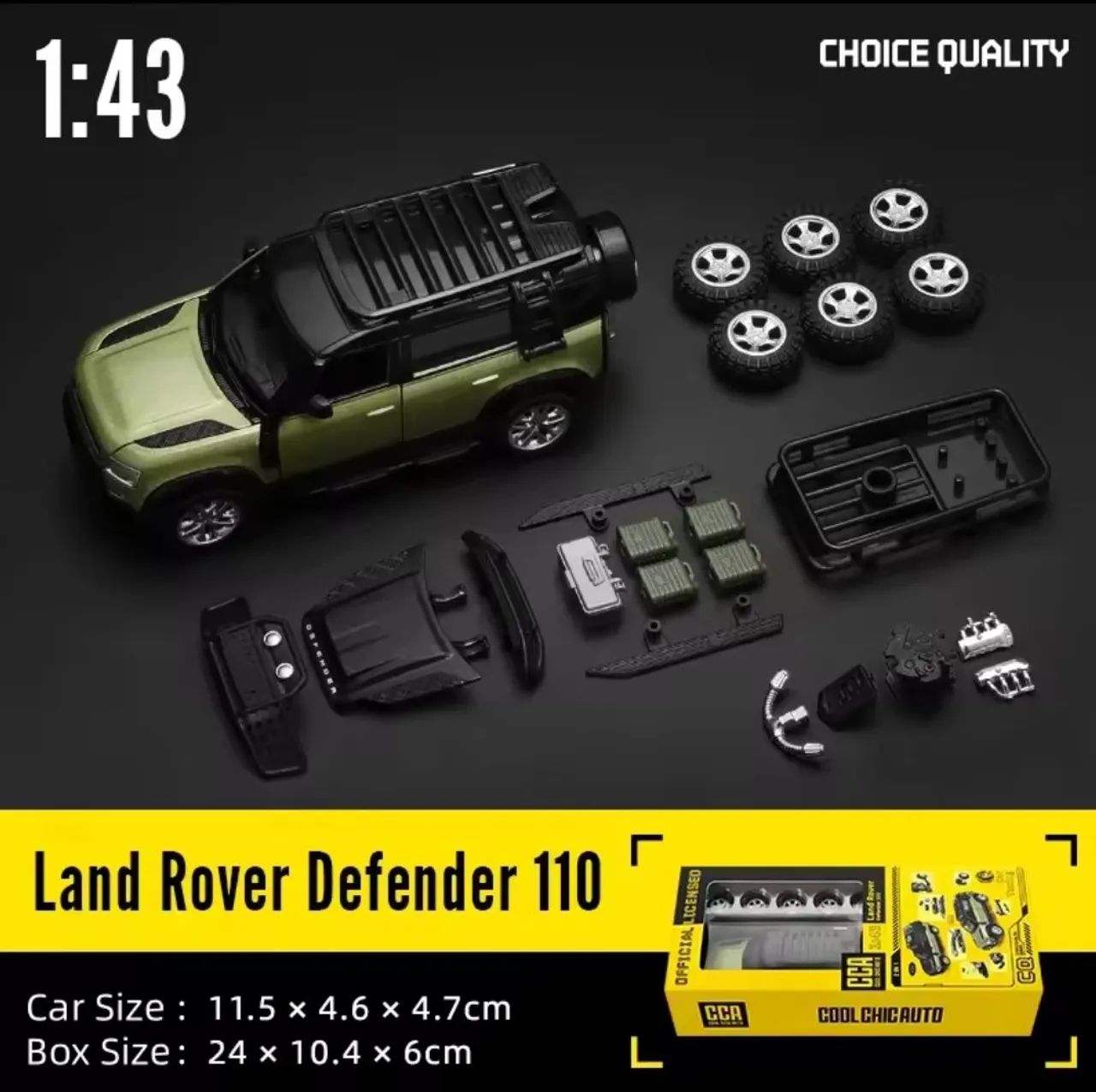 MINIATURA CCA LAND ROVER DEFENDER 1/43 - Foto 3