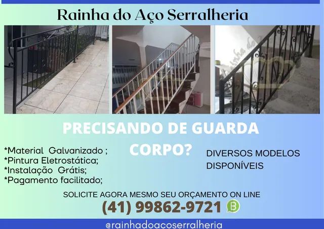 Guarda  Corpo escada e sacada