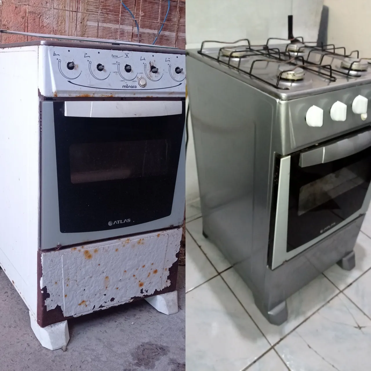 Plotagem de fogões forno e microondas