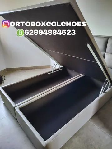 Cama Box Baú Super king/maior e mais completo da categoria - Foto 4