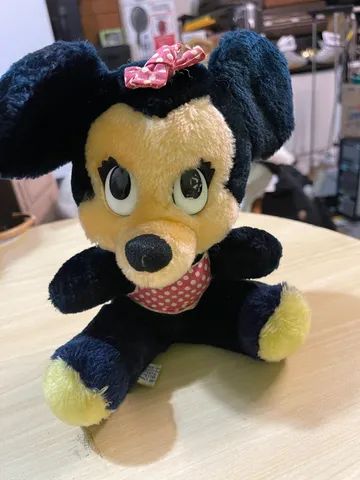 Minnie Mouse pelúcia anos 70 made in Coreia - Foto 2