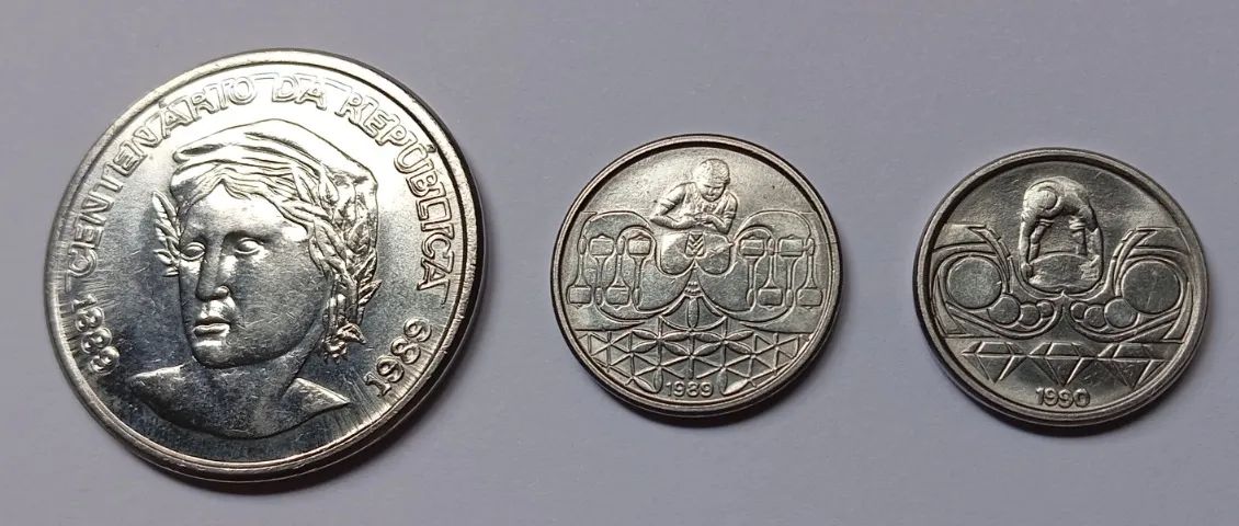 Moedas do Brasil - Cruzado Novo | 1989 e 1990 - Foto 3