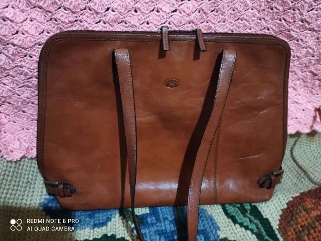 Bolsa pasta    executiva couro