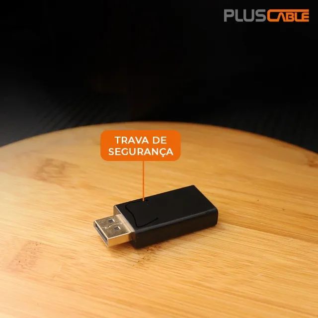 Adaptador Displayport para Hdmi PlusCable ADP-DPHDMI10BK - WZetta - Foto 3