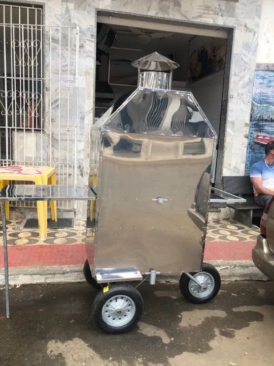 Carrinho de Churrasco em Aço Inox - Novo! - Foto 4