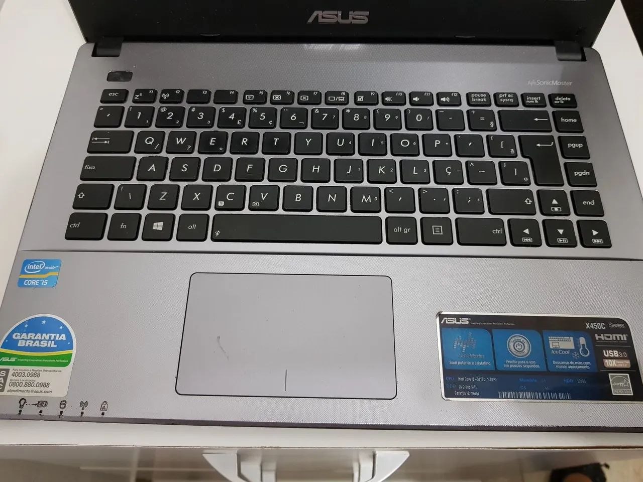 Notebook Asus I5 8GB RAM SSD - Foto 2