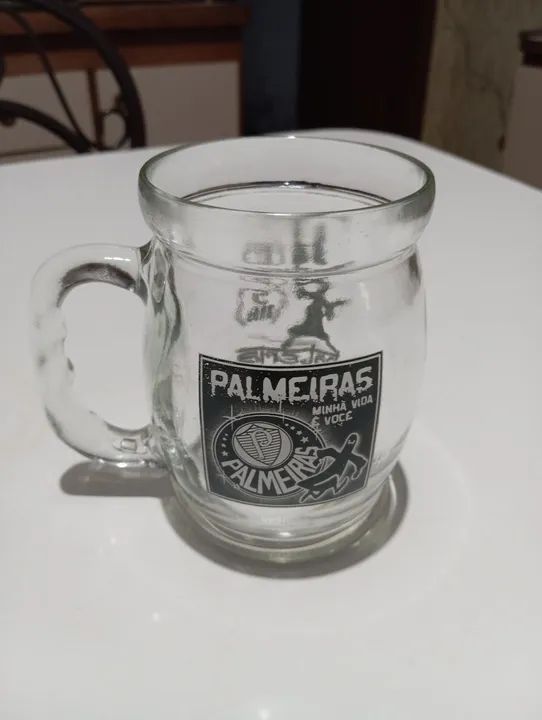 Caneca de Vidro do Palmeiras