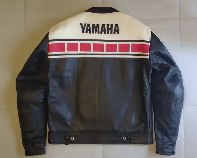 Jaqueta de hot sale couro yamaha