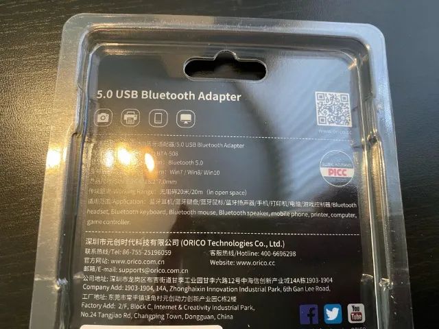 Bluetooth p/ pc usb 4.0- 30,00 / Ugreen Orico 5.0 (50,00) e 5.3 (80,00) - Foto 4