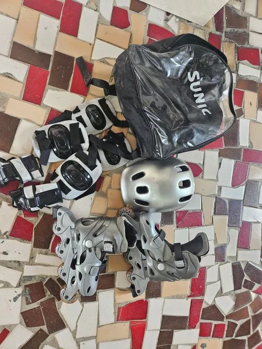 Kit de Patins Completo - Tamanho Infantil