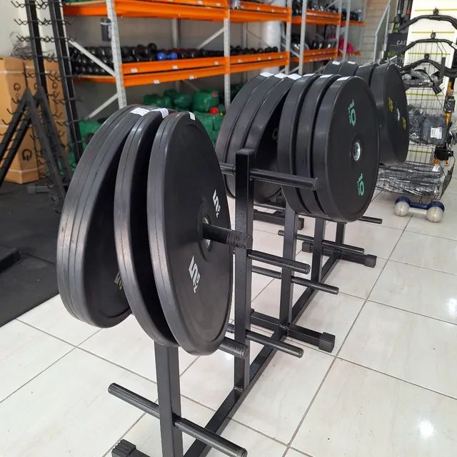 Anilha Bumper Olímpica 5KG - R$ 164,90 a vista - Foto 4