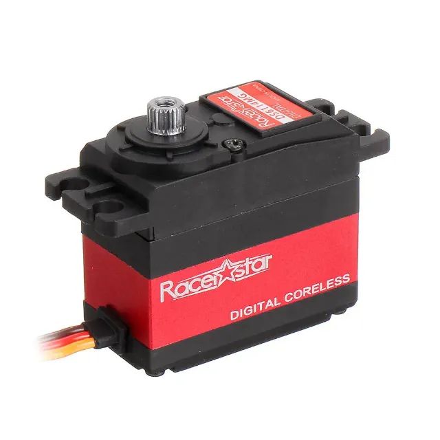 Motor Coreless Racerstar DS6114MG 120° 13.83KG Servo Digital Classe Swashplate Drone Avião