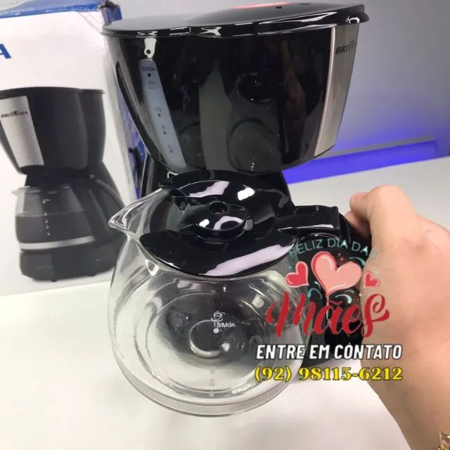 Cafeteira Eletrica Inox 15 xícaras-Entregas 9h as 22h