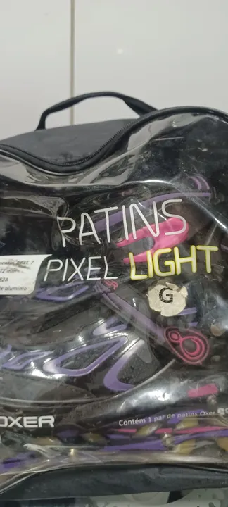 Patins Pixel Light - Tamanho 39