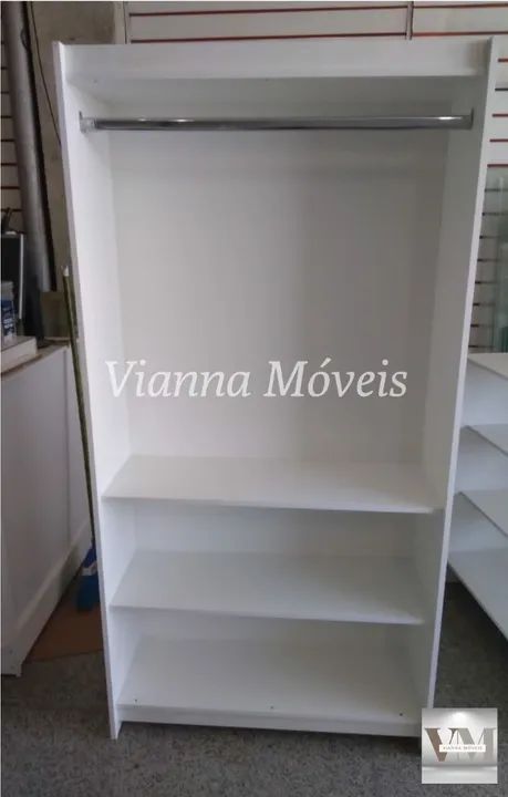Cabideiro com 2 prateleiras Inferior 100% MDF - Foto 2