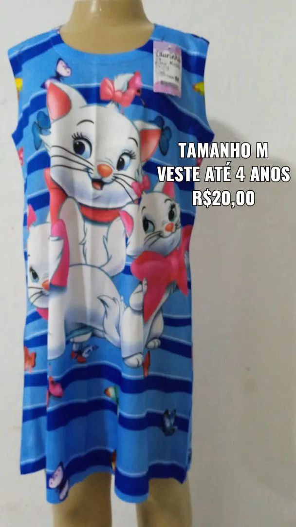 Vestidos infantis tamanho 2 4 e 6 anos - Foto 5