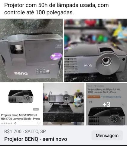 Projetor BENQ semi novo (data show) 